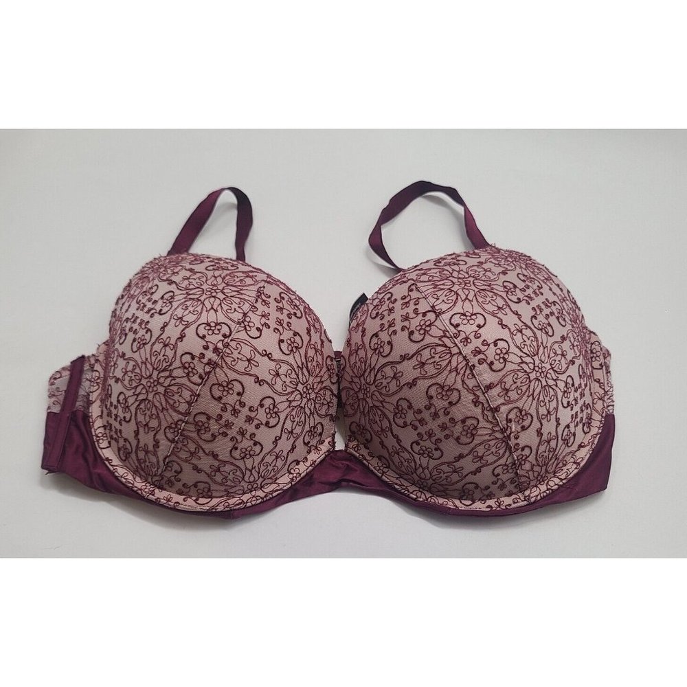 Victoria's Secret Very Sexy Push Up Bra Mesh Lace Underwire Womens 38DD
